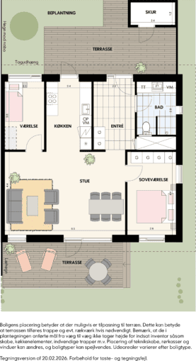 Plantegning for: Bolig 4