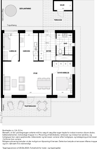 Plantegning for: Bolig 4